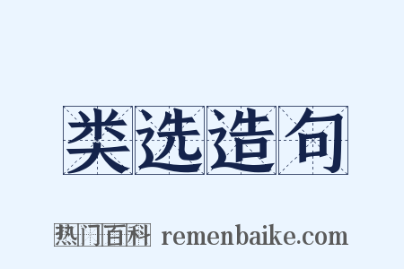 类选造句是什么意思的图片